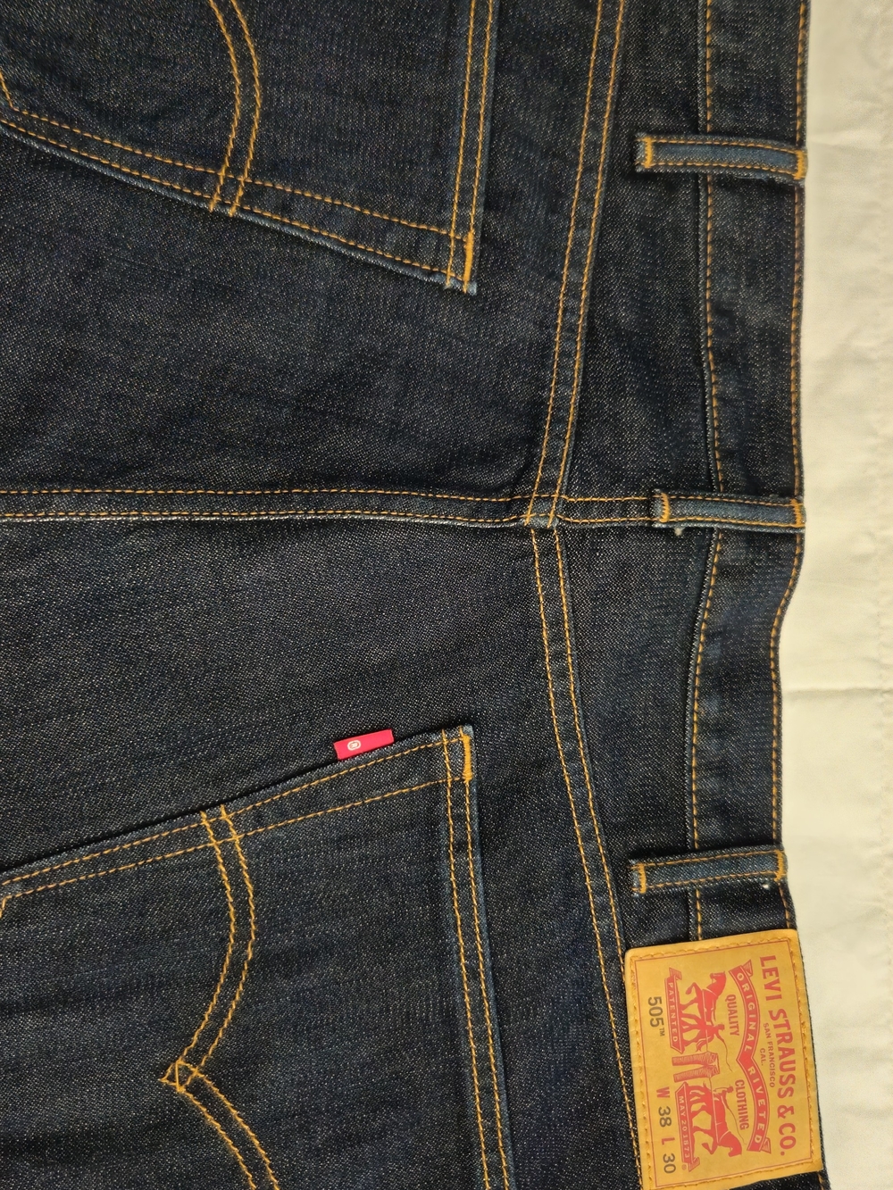 Levi's Men's 505 Regular Fit Jeans - Dark Blue